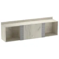 Raft ML-Mobila Gamma №18 PAL/ Stejar Craft Alb