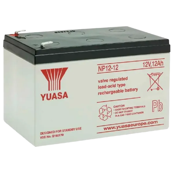 Аккумуляторная батарея для ИБП Yuasa NP12-12-TW 12 В 12 Ач Серый photo 1