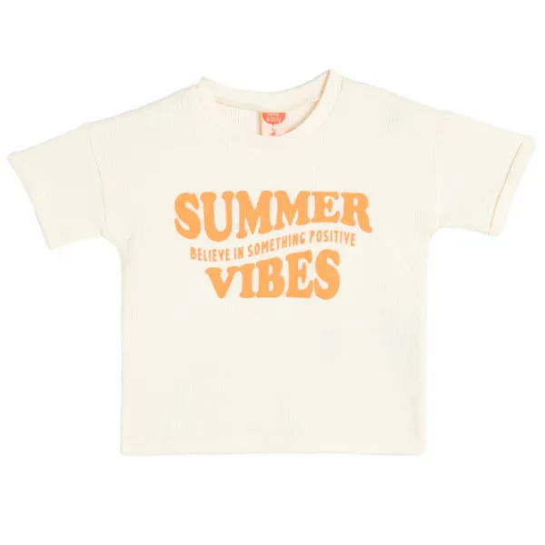 Футболка для мальчиков Koton 4SMB10116TK 80 / Экрю photo 1