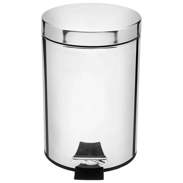 Coș de gunoi Tadar Foot Pedal 3 l/ Metal/ Silver photo 1