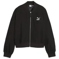 Ветровка для женщин Puma Classics Shiny Bomber Демисезон/ Черный