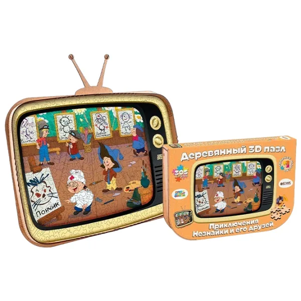 Puzzle 3D Ewa Toys The Adventures of Neznaika and his friends 14+/ Numărul de piese: 305 photo 1 Puzzle 3D Ewa Toys The Adventures of Neznaika and his friends 14+/ Numărul de piese: 305 photo 1
