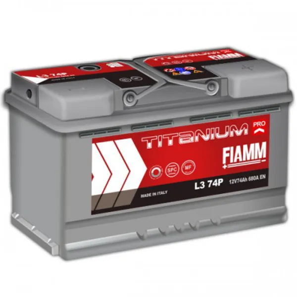 Acumulator auto Fiamm Titanium Pro L3 680 A/ 74 Ah photo 1 Acumulator auto Fiamm Titanium Pro L3 680 A/ 74 Ah photo 1
