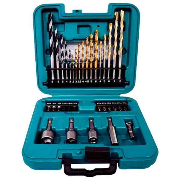 Set de accesorii înșurubare și burghii Makita B-68498 Oțel photo 1 Set de accesorii înșurubare și burghii Makita B-68498 Oțel photo 1