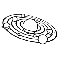 Puzzle 2D Ewa Toys Sistemul solar 14+/ Numărul de piese: 64