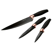 Набор ножей Konighoffer Dark Нержавеющая сталь/ Черный