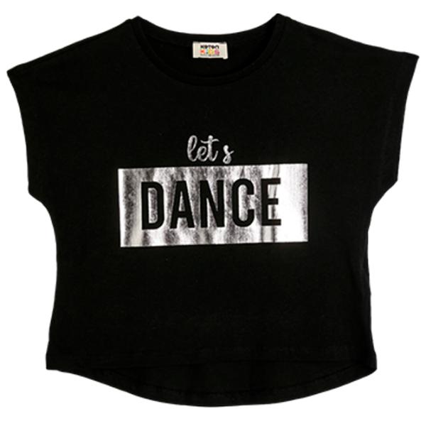 Tricou pentru fete Koton 4SKG10020AK 134 - 140 cm / Black photo 1 Tricou pentru fete Koton 4SKG10020AK 134 - 140 cm / Black photo 1