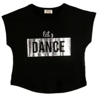 Tricou pentru fete Koton 4SKG10020AK 134 - 140 cm / Black