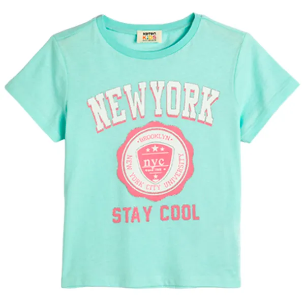 Tricou pentru fete Koton 4SKG10126AK 104 - 110 cm / Blue photo 1