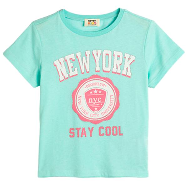 Tricou pentru fete Koton 4SKG10126AK 104 - 110 cm / Blue photo 1