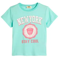 Tricou pentru fete Koton 4SKG10126AK 110 - 116 cm / Blue