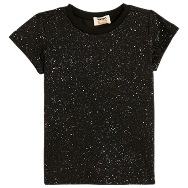 Tricou pentru fete Koton 4SKG10050AK 122 - 128 cm / Black photo 1 Tricou pentru fete Koton 4SKG10050AK 122 - 128 cm / Black photo 1