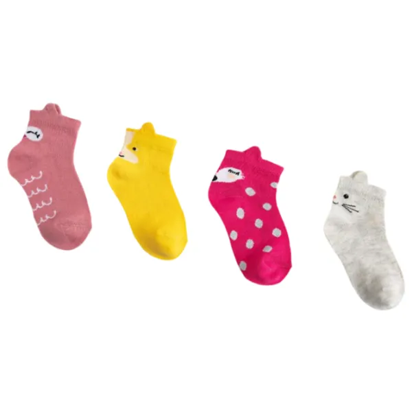 Șosete pentru fetiţe Koton 4SKG80054AA Multicolor photo 1 Șosete pentru fetiţe Koton 4SKG80054AA Multicolor photo 1