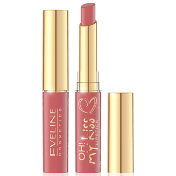 Губная помада Eveline Cosmetics OH! MY KISS 2в1 Stick/ Dark Rose photo 1