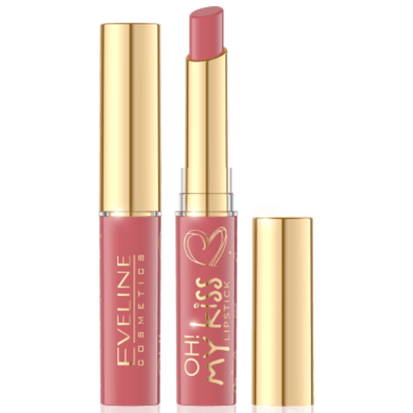 Губная помада Eveline Cosmetics OH! MY KISS 2в1 Stick/ Dark Pink photo 1 Губная помада Eveline Cosmetics OH! MY KISS 2в1 Stick/ Dark Pink photo 1