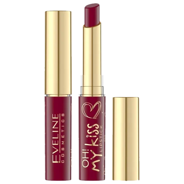 Губная помада Eveline Cosmetics OH! MY KISS 2в1 Stick/ Темная вишня photo 1 Губная помада Eveline Cosmetics OH! MY KISS 2в1 Stick/ Темная вишня photo 1