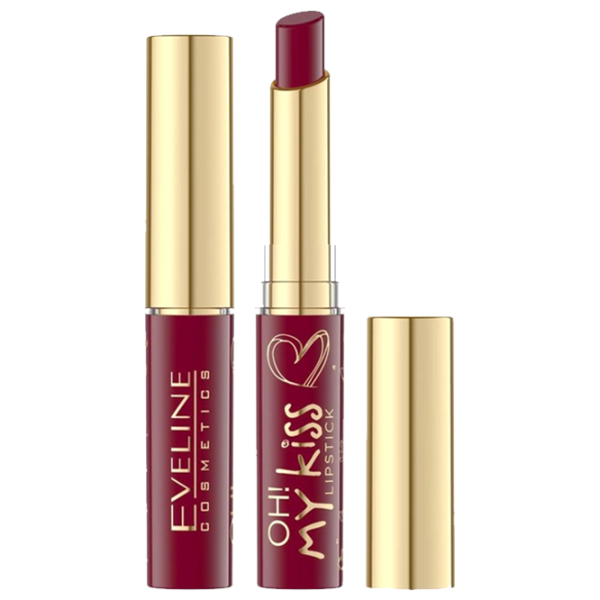 Губная помада Eveline Cosmetics OH! MY KISS 2в1 Stick/ Темная вишня photo 1 Губная помада Eveline Cosmetics OH! MY KISS 2в1 Stick/ Темная вишня photo 1
