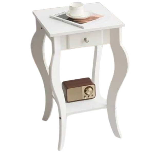 Тумбочки Costway HW66939WH-2 65.5см x 38см x 38см/ МДФ/ White photo 1 Тумбочки Costway HW66939WH-2 65.5см x 38см x 38см/ МДФ/ White photo 1