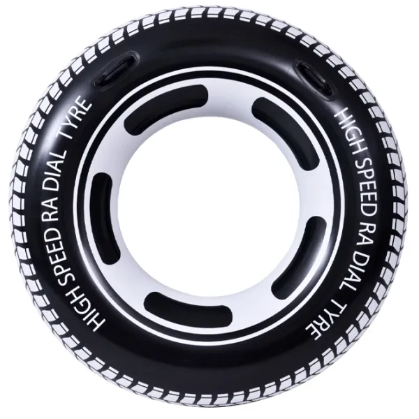 Cerc gonflabil Avenli 37600 Vinil/ Black White photo 1