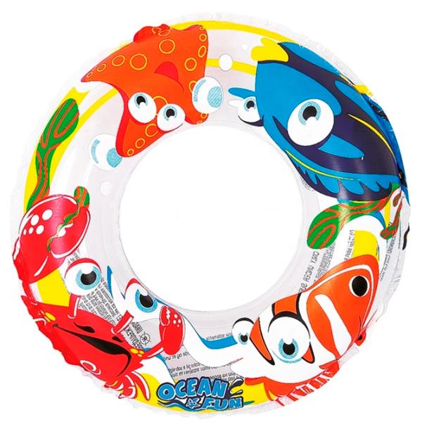 Cerc gonflabil Avenli 47224 Vinil/ Multicolor White photo 1