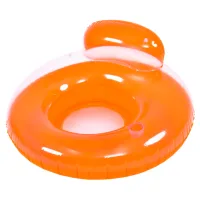 Надувной круг Avenli 37491 Винил/ Оранжевый Зелёный