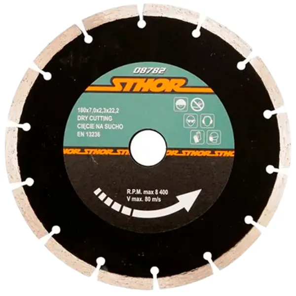 Disc diamantat segmentat Sthor STH08783  photo 1