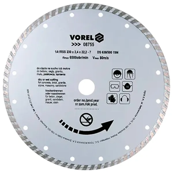 Disc diamantat continuu Vorel VOR08755  photo 1