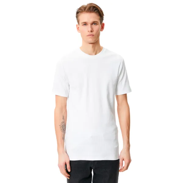 Tricou pentru bărbați Koton 4SAM10272HK 96% Bumbac/ White photo 1