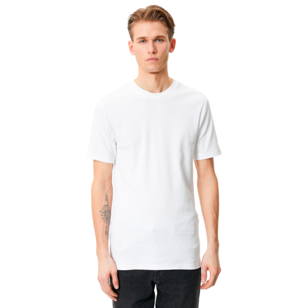 Tricou pentru bărbați Koton 4SAM10272HK 96% Bumbac/ White photo 1