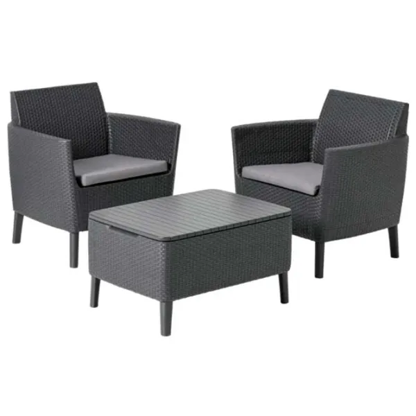 Set mobilă terasă Keter Salemo Plastic/ Plastic/ Plastic/ Graphite photo 1