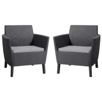 Set mobilă terasă Keter Salemo Aluminiu/ Plastic/ Graphite