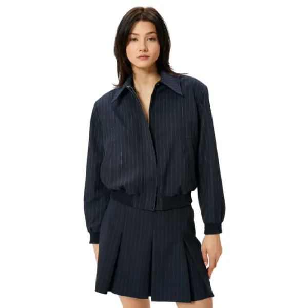 Jachetă pentru femei Koton 4SAK50130UW Demisezon/ Navy photo 1