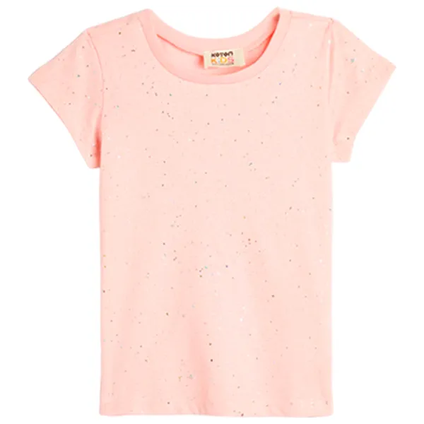 Tricou pentru fete Koton 4SKG10050AK 122 - 128 cm / Pink photo 1 Tricou pentru fete Koton 4SKG10050AK 122 - 128 cm / Pink photo 1