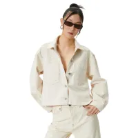 Jachetă pentru femei Koton 4SAL50001MD Demisezon/ Beige