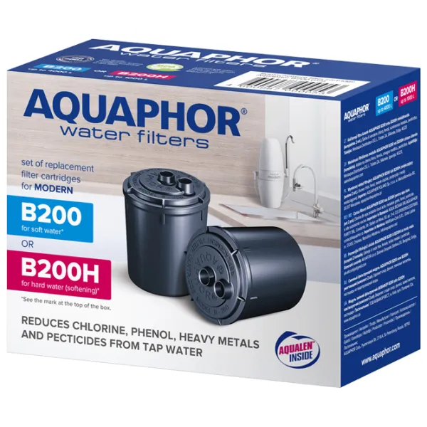 Картридж для водяного фильтра Aquaphor B200 1000 л/ 1.2 л/ мин photo 1