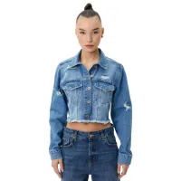 Jachetă pentru femei Koton 4SAL50002MD Demisezon/ Blue