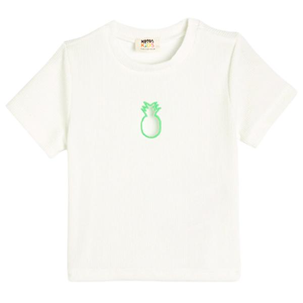 Футболка для девочек Koton 4SKG10266AK 134 - 140 см / Бежевый photo 1 Футболка для девочек Koton 4SKG10266AK 134 - 140 см / Бежевый photo 1