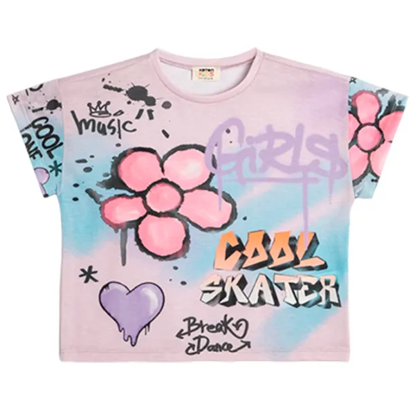 Tricou pentru fete Koton 4SKG10242AK 104 - 110 cm / Pink photo 1 Tricou pentru fete Koton 4SKG10242AK 104 - 110 cm / Pink photo 1