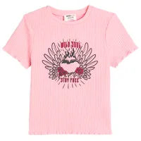 Tricou pentru fete Koton 4SKG10415AK 122 - 128 cm / Pink