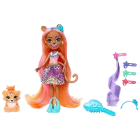 Păpușă Enchantimals Glam Party HNV30 Charisse Gepard/ 4+