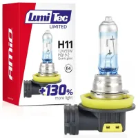 Lampă auto LumiTec Limited +130% Halogen/ H11/ PGJ19-2/ 55 W