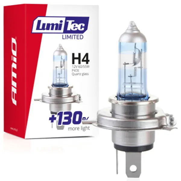 Lampă auto LumiTec Limited +130% Halogen/ H4/ P43t/ 60 - 55 W photo 1