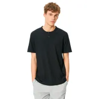 Tricou pentru bărbați Koton 4SAM10262HK 32% bumbac/ Antracit