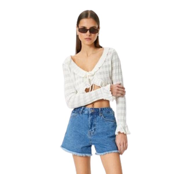 Pantaloni scurți pentru femei Koton 4SAL40017MD 36/ Light Indigo photo 1
