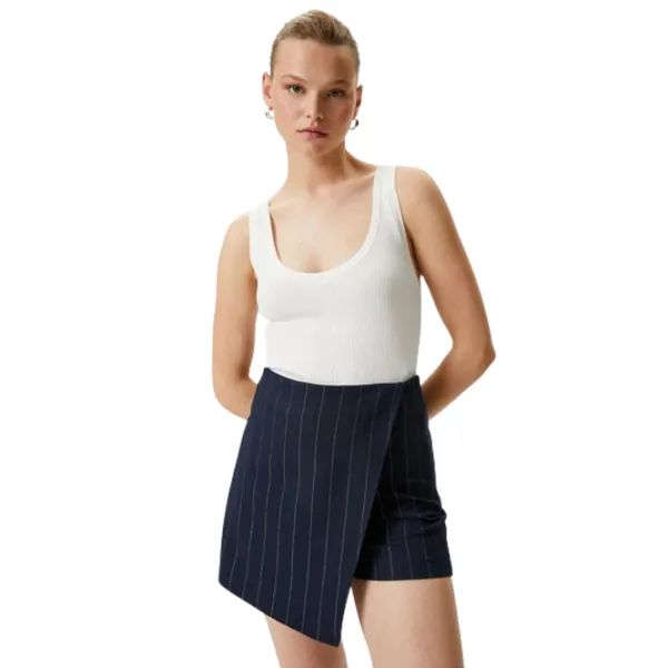 Pantaloni scurți pentru femei Koton 4SAK40032UW 40/ Navy photo 1 Pantaloni scurți pentru femei Koton 4SAK40032UW 40/ Navy photo 1