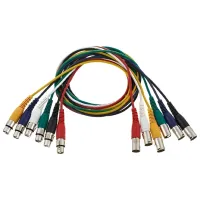 Cablu audio Sssnake XLR Patch Cable PVC/ Multicolor