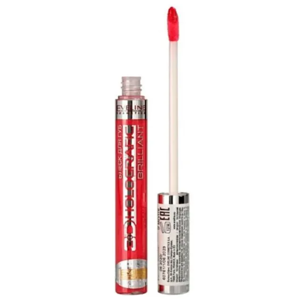 Блеск для губ Eveline Cosmetics 3D Holografic Brilliant 9 мл/ 81 photo 1 Блеск для губ Eveline Cosmetics 3D Holografic Brilliant 9 мл/ 81 photo 1