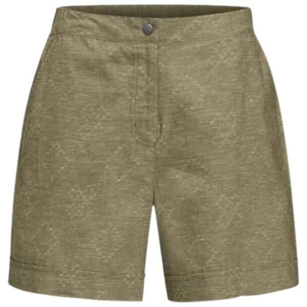 Шорты для женщин Jack Wolfskin Karana Shorts W L/ Dark Olive Green photo 1
