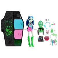 Набор Mattel Monster High Neon Frigh Ghoulia Yelps HNF81 модель / 4+