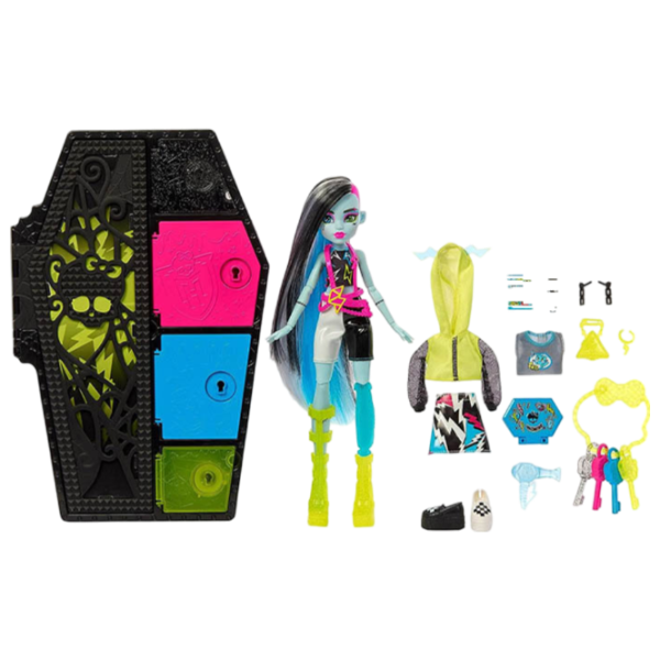 Set Mattel Monster High Neon Frigh Frankie Stein HNF79  model / 4+ photo 1